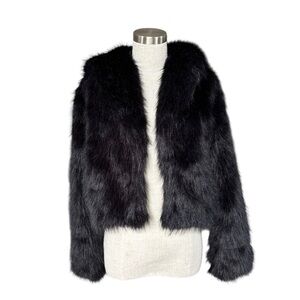 NWT art class Faux Fur Cropped Jacket Whimsigoth